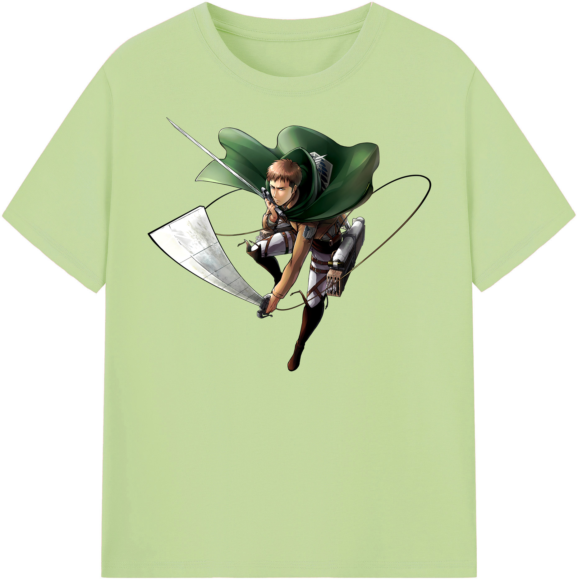 （画像用） 進撃の巨人 Attack on Titan 綿100％半袖Tシャツ（フロントプリント）